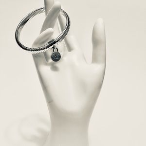 Lauren Ralph Lauren Padlock Omega Stretch Bracelet